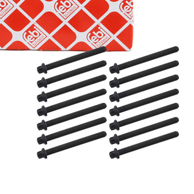 14x febi Zylinderkopfschraube für BMW E36 E46 E34 E39 E38 M50 M52 11121721938