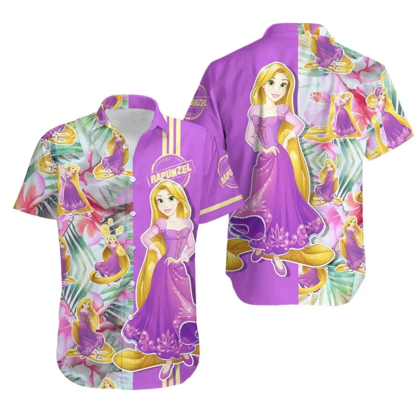 Rapunzel Tangled 3D HAWAII SHIRT Mother day Gift