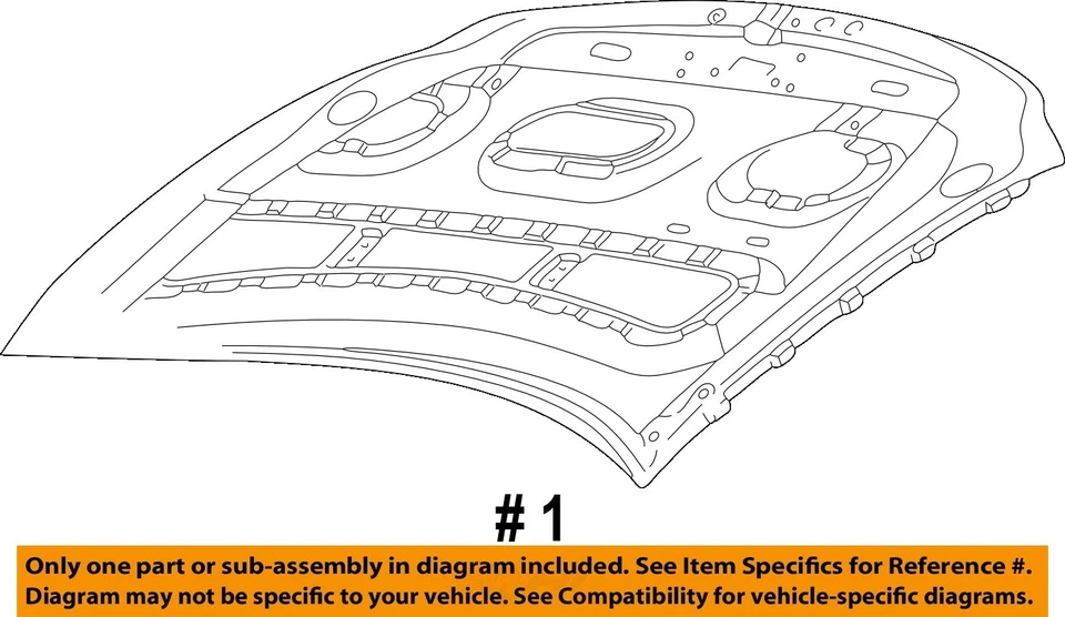 Used Hood fits: 2005 Ford F150 PICKUP New Style hood mounted grille Grade A Foto 4 de 4