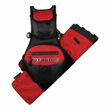 NEW EASTON ARCHERY FLIPSIDE 4 TUBE HIP QUIVER WITH BELT, RIGHTHAND OR LEFTHAND