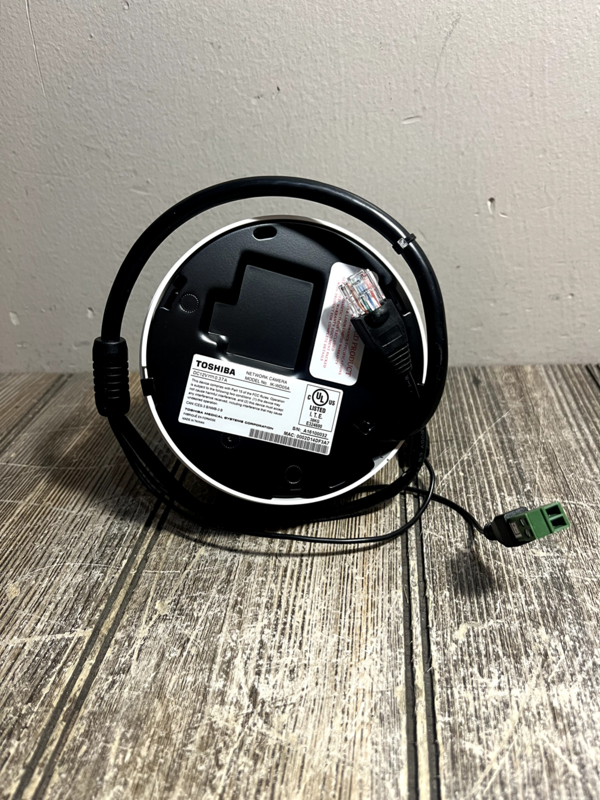 Toshiba Network Camera (Model: IK-WD05A) - Open Box