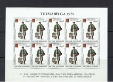 Petit feuillet Belgique " THEMABELGA 1975 " Mich. N° 1842 ** MNH