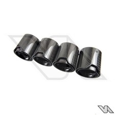 BMW M F90 M5 F91 F92 M8 CARBON FIBER PERFORMANCE BLACK AUSPUFF SPITZEN