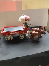 coca cola collectibles Horse& Delivery Wagon    