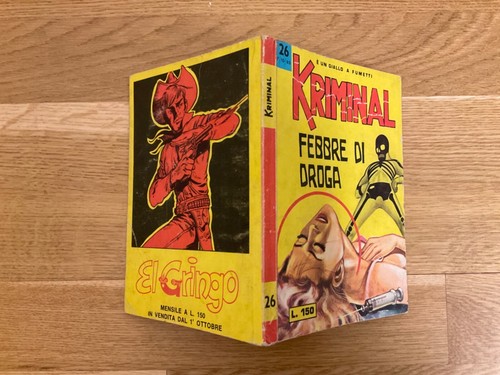 KRIMINAL N.26 ORIGINALE del 1965 CORNO TIPO SATANIK-FORD-DIABOLIK-MAGNUS-GENIUS