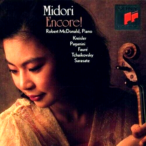 MIDORI Encore! Violin Recital Original 1992 Sony Classical CD SK 52568 MINT - Afbeelding 1 van 1