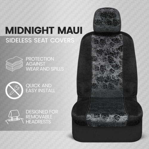 Car Seat Accessories Headrest Covers Tropical Print BDK 2-Piece FrontSeatCover