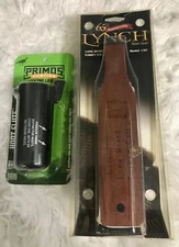 Turkey Calls 64th Anniversary LYNCH Model 150 Box call,Promos Owl Call . #314