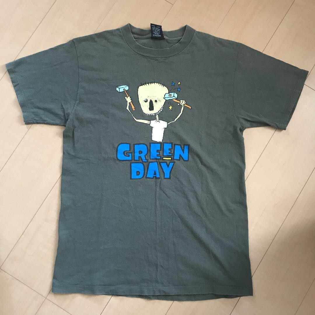 【97年製】Green Day Tシャツ Green Day T-Shirt Vintage 1997 made in USA Size XL Black