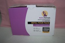 BabiesRefresh Refill Pk. Holds up to 2320 Diapers Fits All Dekor Plus Size Pails