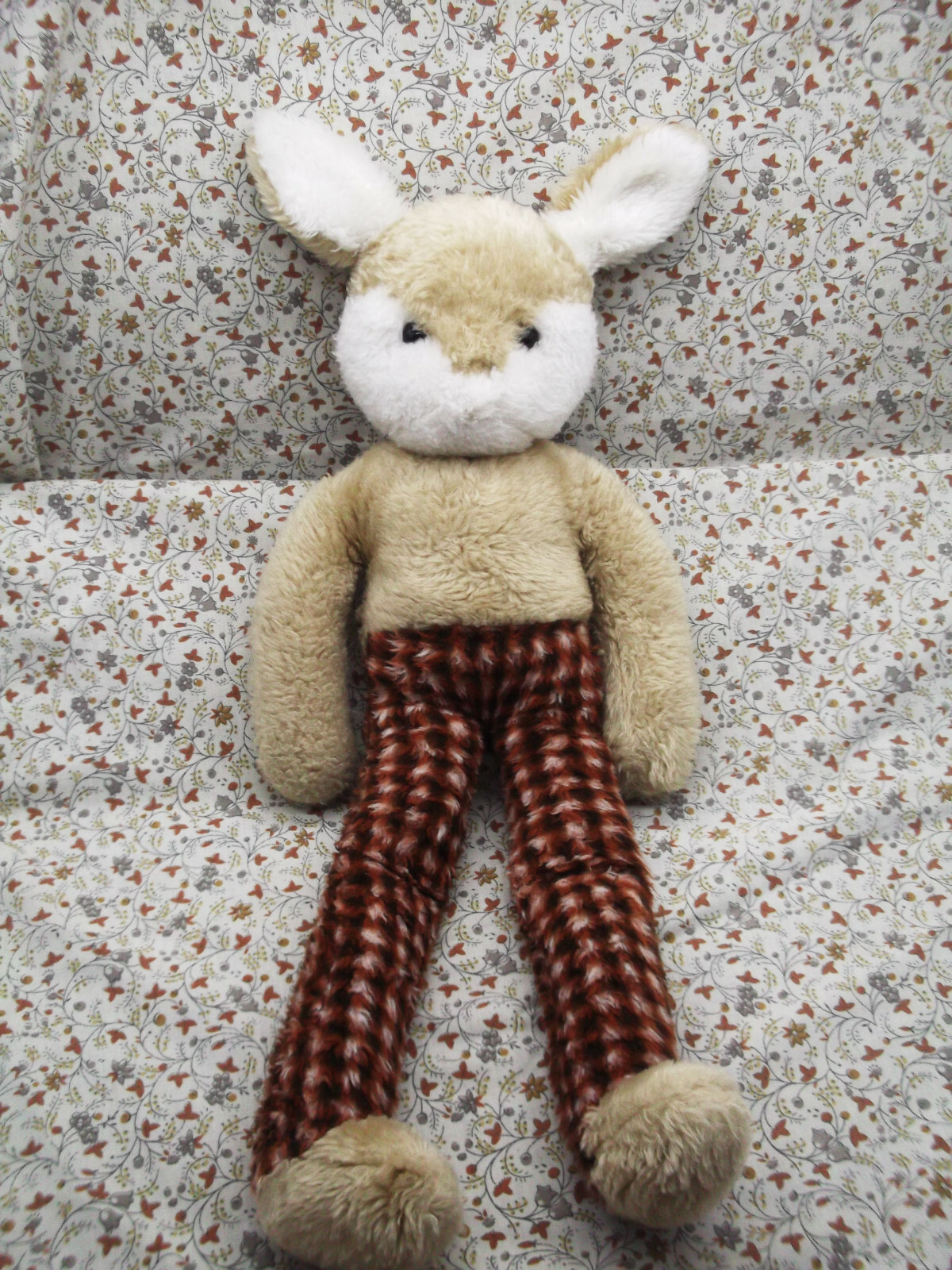 grand lapin peluche