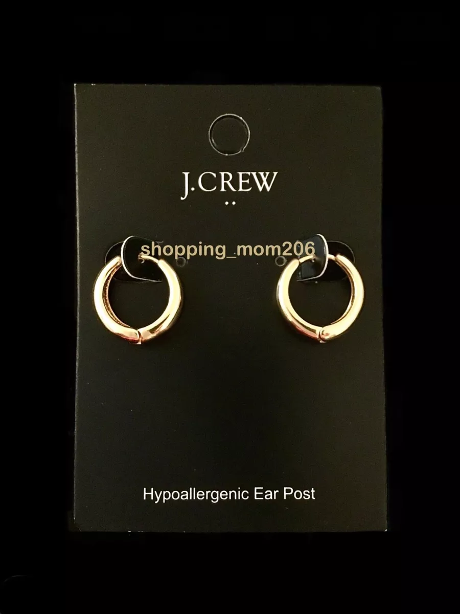 J crew 2024 gold hoop earrings