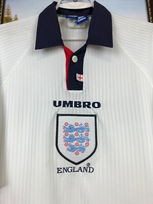 England Home football shirt 1997 Soccer Umbro Jersey Mens Trikot