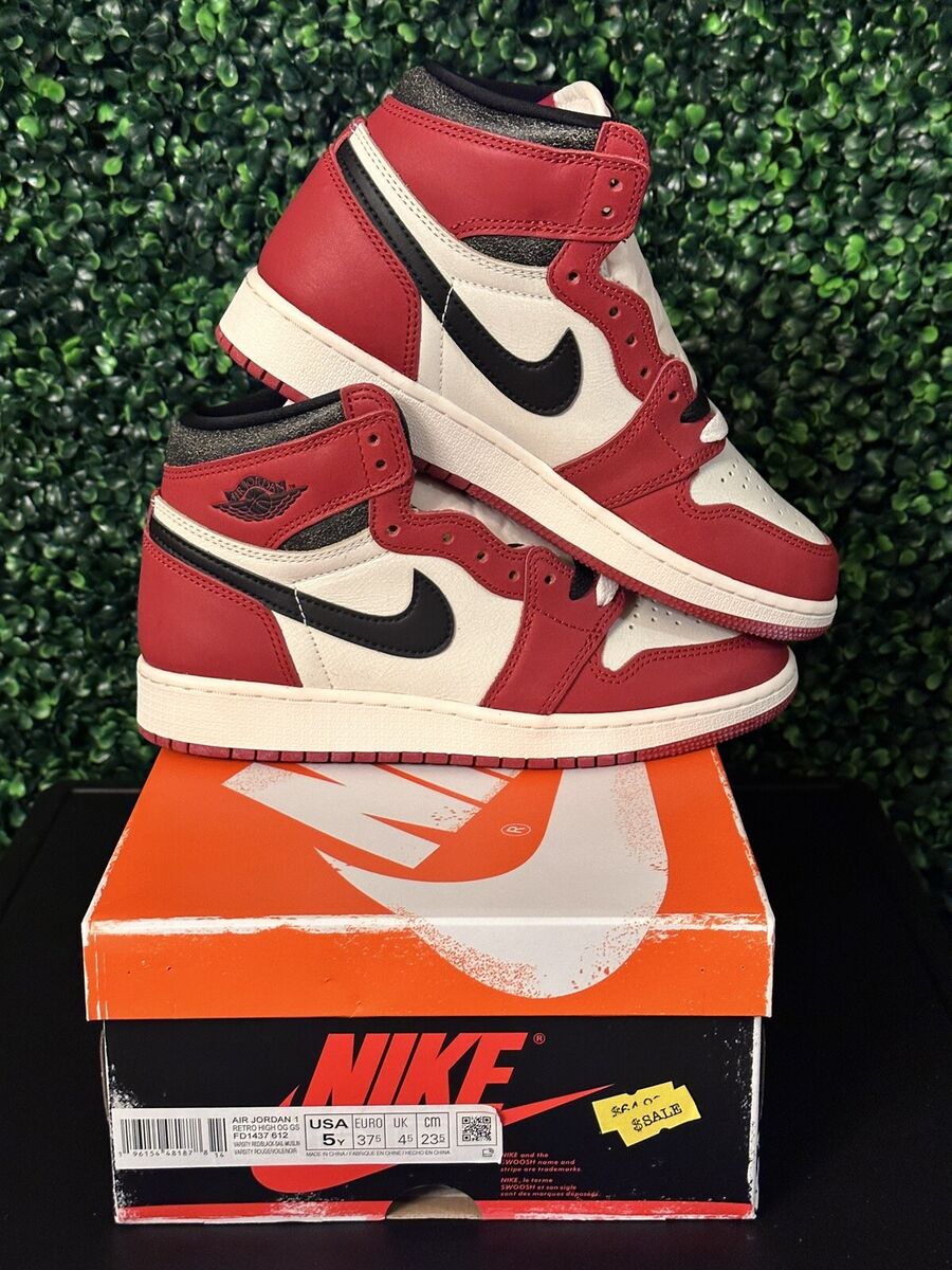 Nike Air Jordan 1 Retro High OG Chicago Lost & Found GS 5Y In Hand Fast Ship