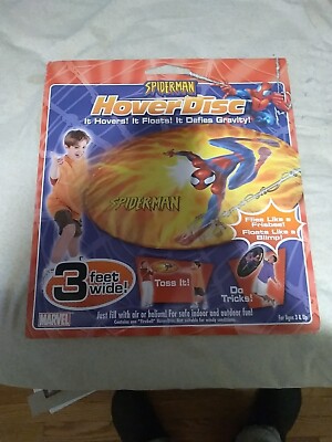 HoverDisc Marvel SPIDERMAN FIREBALL 3 ft Inflatable 2004 Overbreak - NEW