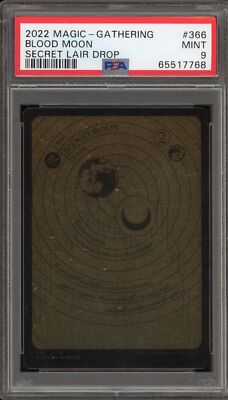 Magic the Gathering MTG Blood Moon Secret Lair Drop #366 PSA 9