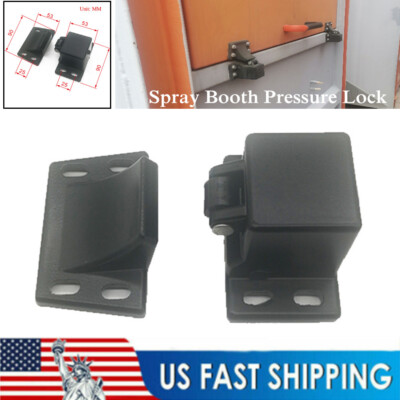 #ad Spray Booth Pressure Lock Latch For Hinged Doors High strength Hinges US STOCK $60.21