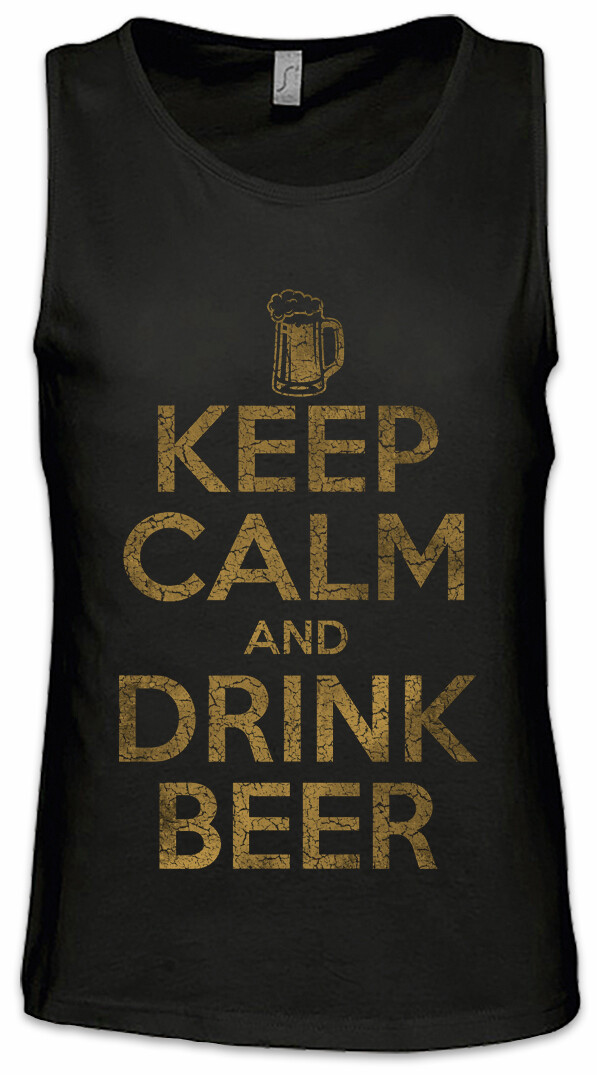 ALTRA Canotta uomo Keep Calm And Drink Beer Hoppy Life birra birreria