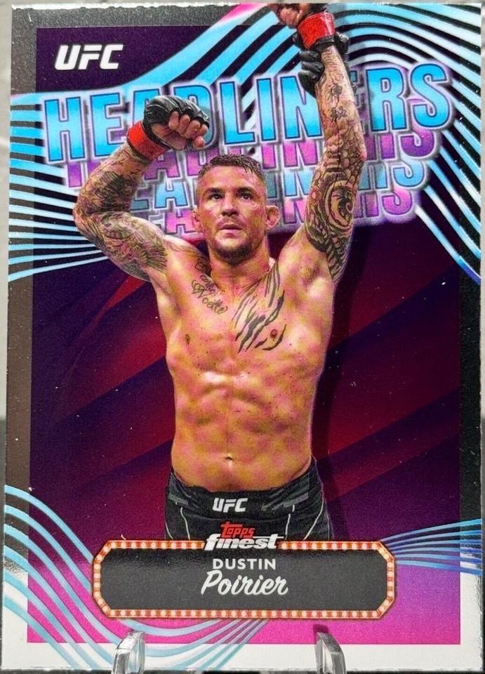 2024 Topps Finest UFC - Dustin Poirier #HDL-3 - 1 of 1