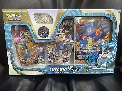  Pokemon TCG: Lucario VSTAR Premium Collection : Toys & Games