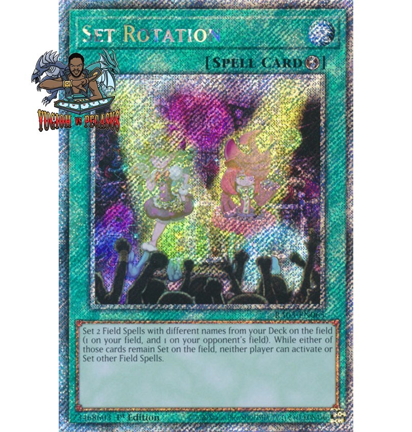 Yugioh! 1x Set Rotation RA03-EN065 Platinum Secret Rare 1st Ed NM