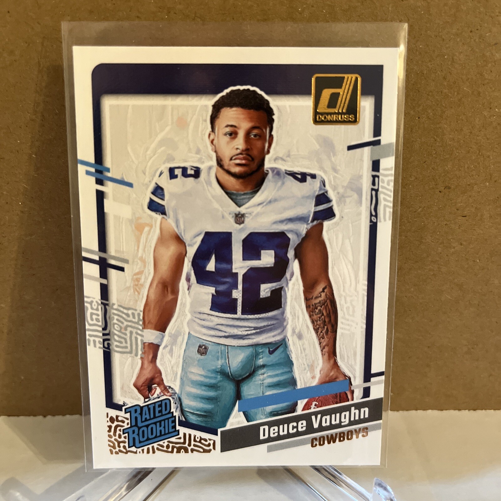 2023 Donruss Deuce Vaughn Portrait Rated Rookie #42