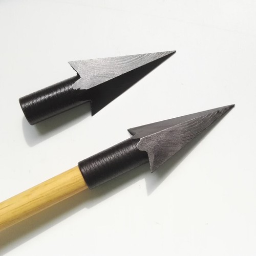 Traditionelle Pfeilspitzen Jagdspitzen Metall 8mm Holzpfeile Bambuspfeile Jagd - Picture 5 of 57