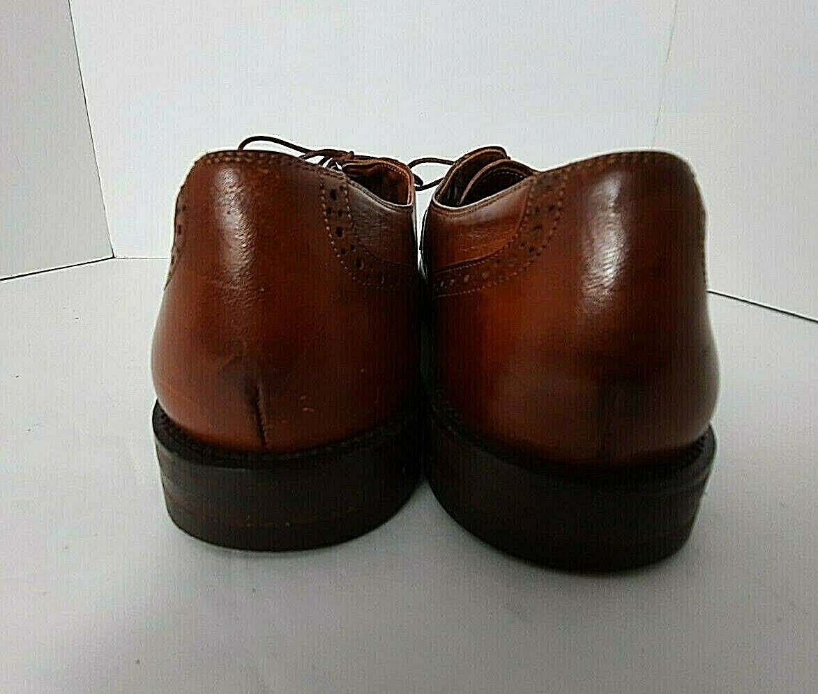 SAOLA Scarpa elegante Oxford italiana Cole Haan Watson punta cappuccio cognac marrone 11M