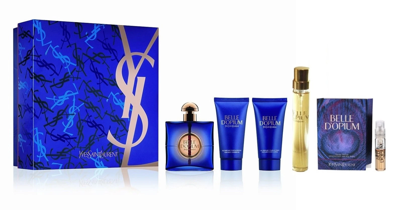 Collection de parfums Yves Saint Laurent Belle D'Opium vendus chacun séparément