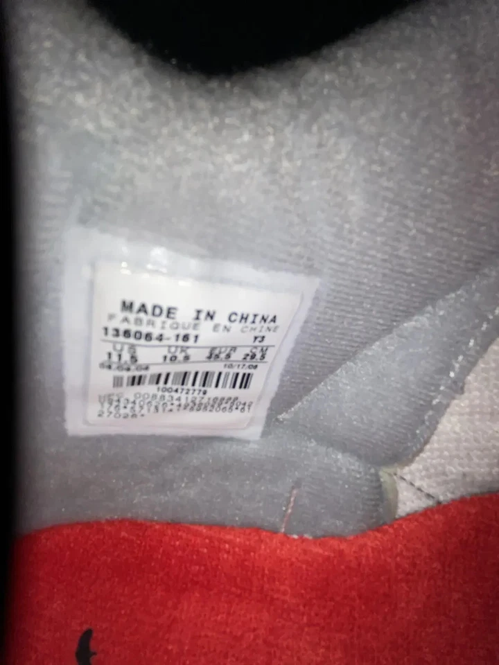 Air Jordan 3 Retro “Fire Red” 2007 – DS – Size 11.5 – OG Classic - Image 3 of 4