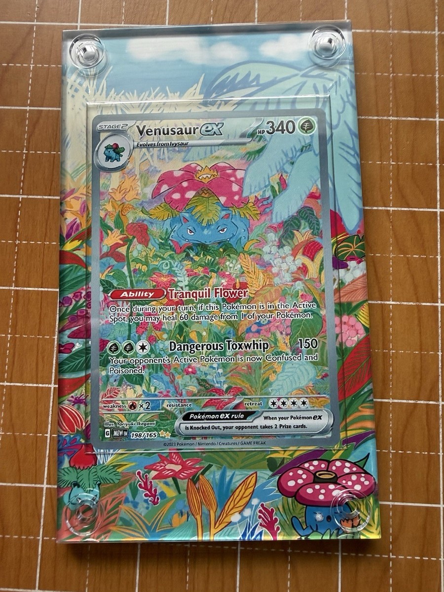 Pokemon 151 Venusaur EX 198 Alt Art SIR Extended Artwork Case | eBay