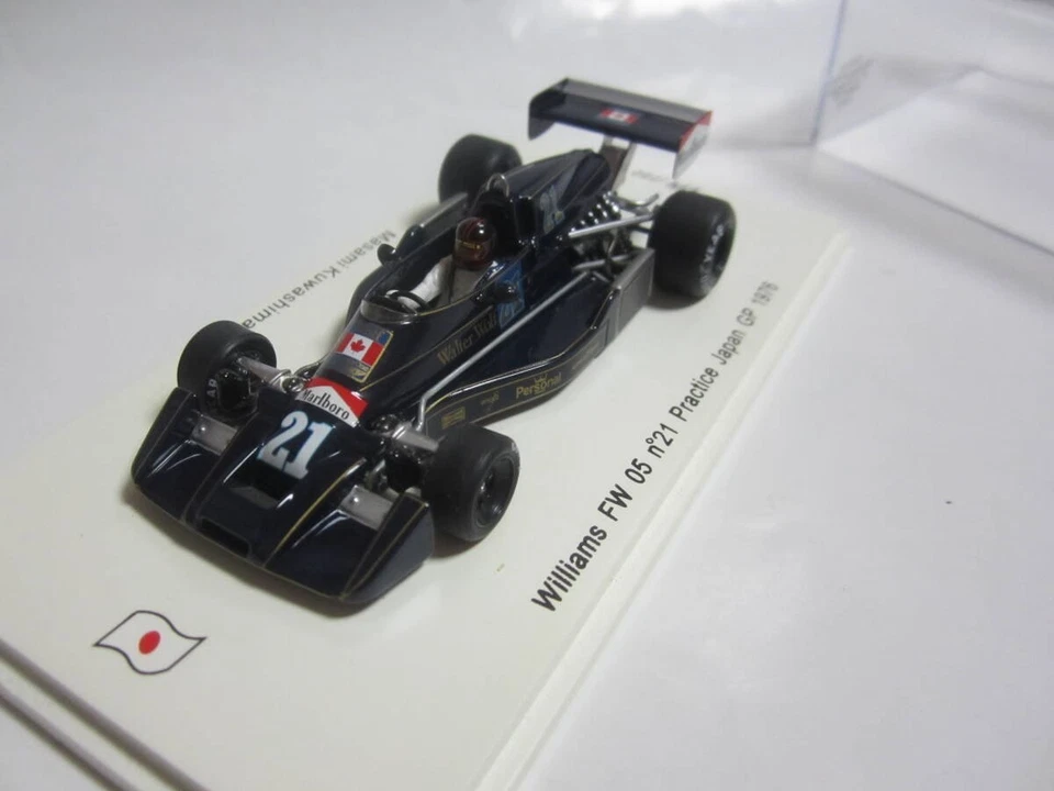 Spark SJ020 1/43 Williams FW05 Ford #21 1976 Japan GP Qualifying Model - Immagine 3 di 4