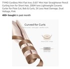 Tymo Cordless Mini Flat Iron For Short Hair/ .65 Inch Curling Iron Straightener  — photo 9
