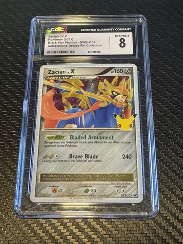 Zacian LV.X graded CGC 8 for sale on eBay