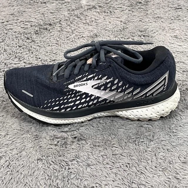 Brooks Ghost 13 Zapatos Mujer Talla 6 Negro Blanco Tenis para Correr Cojín Neutro Foto 4 de 4