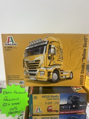 SELTENER BAUSATZ! ITALERI Maßstab 1:24 Truck - Iveco Stralis Limited Show Truck Edition