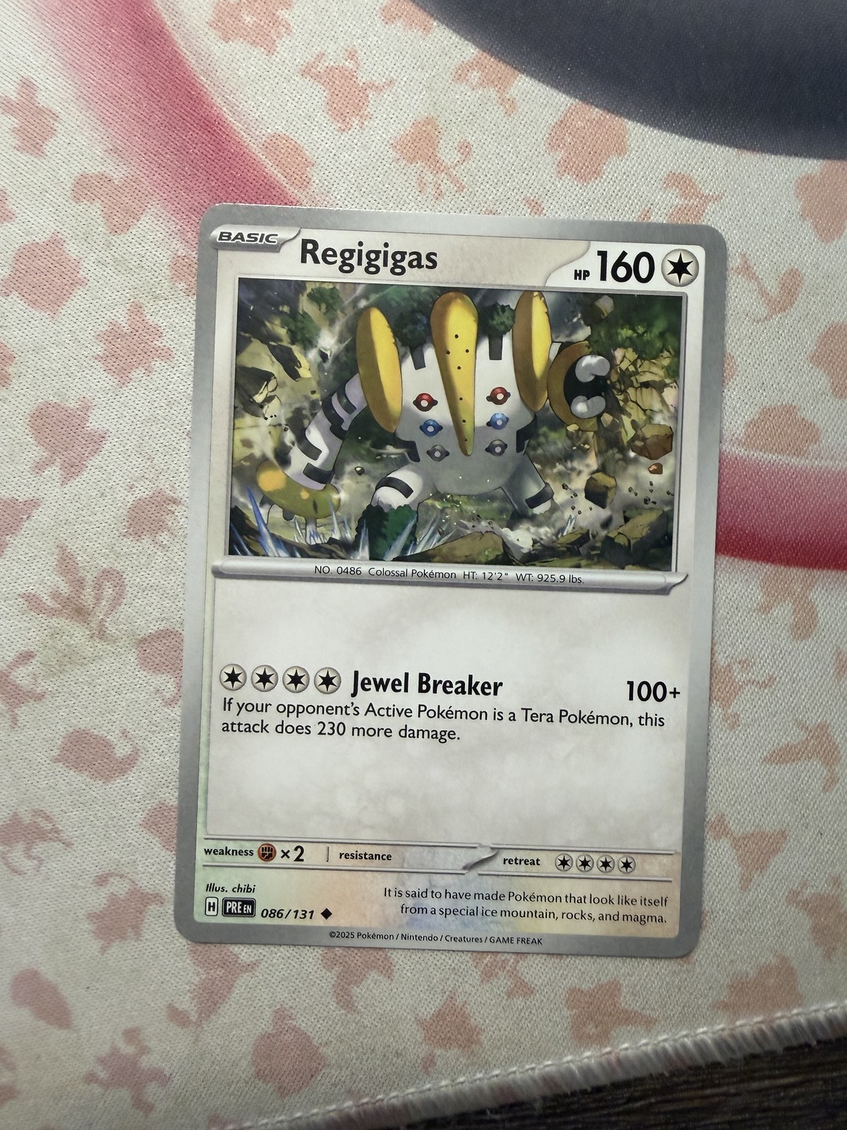 Regigigas Uncommon SV: Prismatic Evolutions 086/131 NM