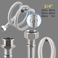 3/4" Flexible Tap Hose Connector Braided Hose Kitchen Basin Mixer Pipe Extension