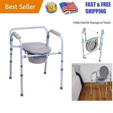 Folding Bedside Commode for Adults: Lightweight, Supportive, and Travel-Friendly