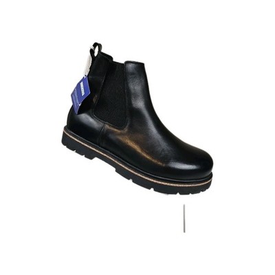 Birkenstock Highwood Chelsea Boots Slip On Leather Black Mens Size 46 EU 13-13.5