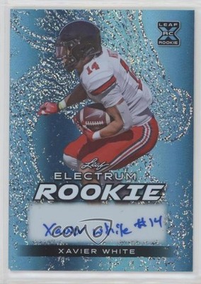 2024 Leaf Electrum Rookie Platinum Sparkle 6/6 Xavier White #RA-XW2 Auto 0jr6