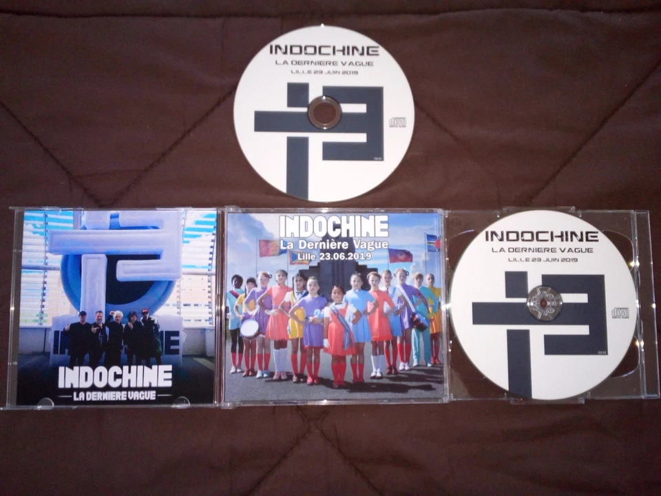 Triple CD live indochine Lille Derniere vague - 2019-06-23 - Soundboard - Image 3 of 3