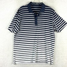 G/Fore Gradient Polo Shirt Mens XL Navy Twilight Striped Performance Preppy Golf