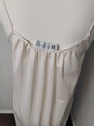 Vandemere vintage nightie nightgown S small nylon pink lace sleeveless