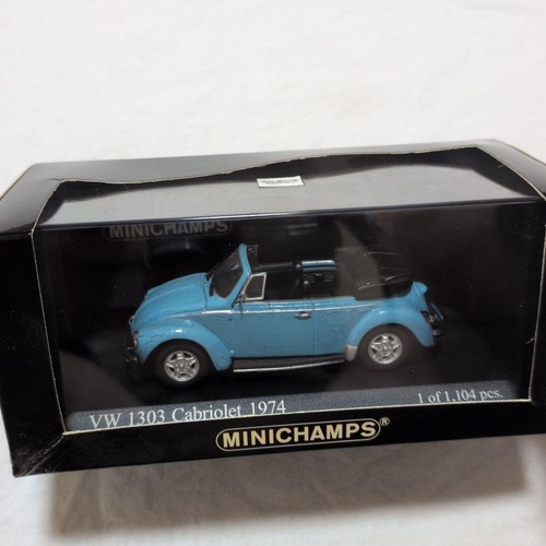 SIKU Volkswagen 1303 Cabriolet Noir – 1/43 – Boîté – Parfait État