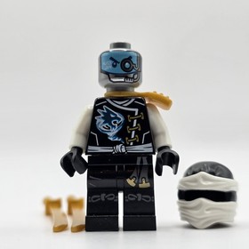 LEGO Ninjago Zane Skybound minifigure 70603 njo0189 with Gold Swords