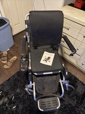 Air Hawk Foldable Electric Wheelchair Dual Battery Tested Working