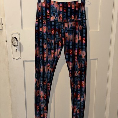 Zumba Wear Marvelous  Lost In Music  Full-Length Leggings Size 10-12
