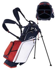 NEW Sun Mountain E-3.5 Golf Stand Bag - Navy-White-Red