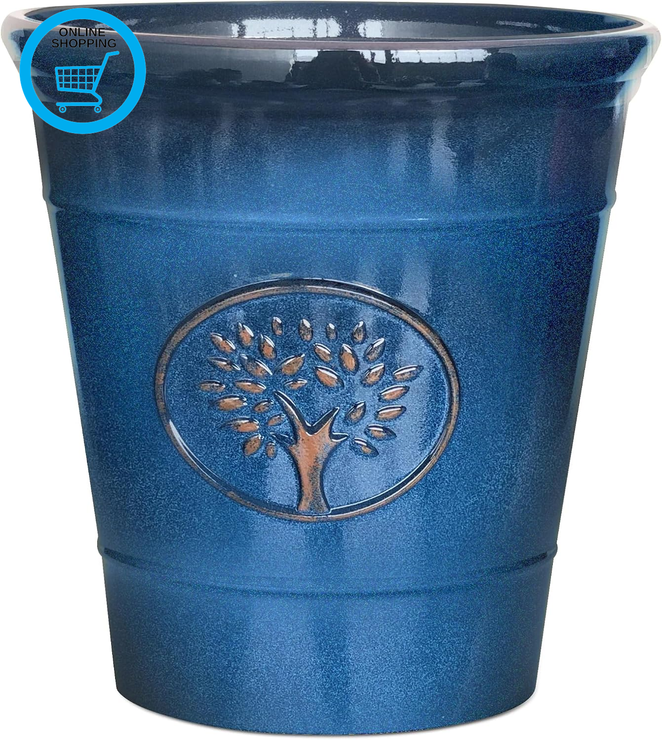 Heritage Tree Garden Pot – Decorative Tree of Life Indoor/Outdoor Planter, Large